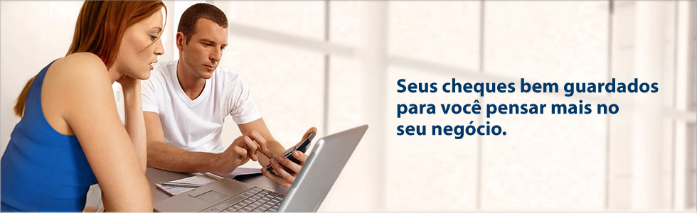 Imagem - Seus cheques bem guardados para você pensar mais no seu negócio.